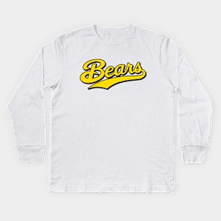 Junior Baseball Team Font Kids Long Sleeve T-Shirt